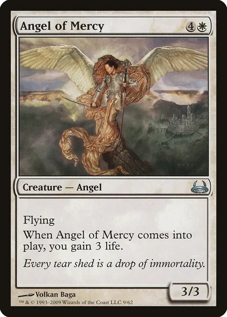 Ange de miséricorde, carte Magic DDC 9 — extension Duel Decks: Divine vs. Demonic