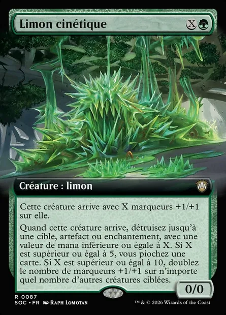 Limon cinétique, carte Magic SOC 87 — extension Secrets of Strixhaven Commander