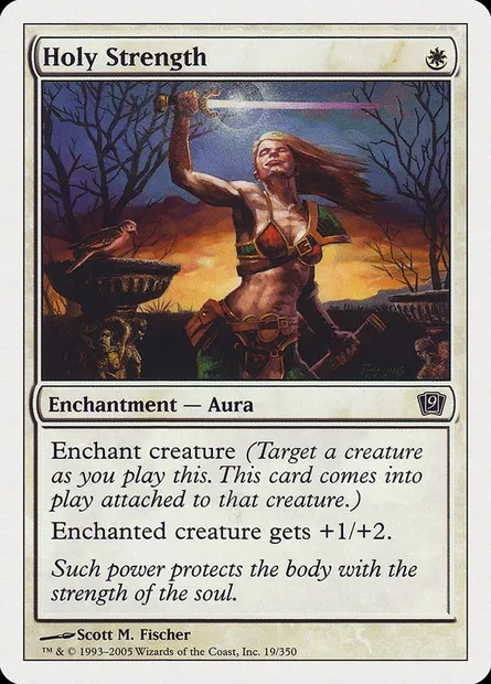 Force sacrée, carte Magic 9ED 19 — extension Neuvième Edition
