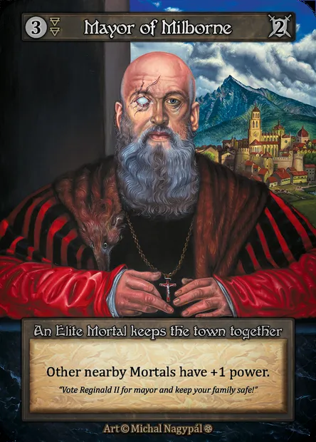 Mayor of Milborne, carte Sorcery GOT 122 — extension Gothic