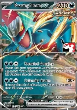 Roaring Moon ex, Pokémon card PPS 124-4 — Play! Pokémon Prize Pack Series set