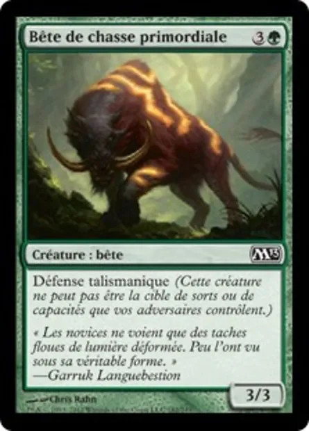 Bête de chasse primordiale, carte Magic M13 182 — extension Magic 2013