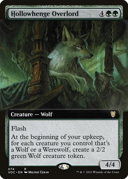 Hollowhenge Overlord, Magic card VOC 74 — Crimson Vow Commander set
