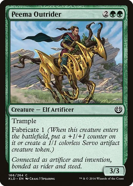 Peema Outrider, Magic card KLD 166 — Kaladesh set