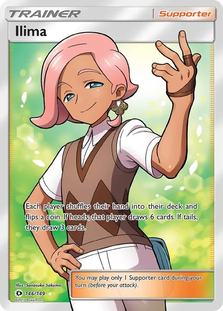 Ilima, Pokémon card SUM 146 — Sun & Moon set