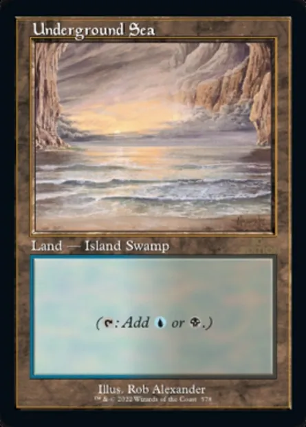 Underground Sea, Magic card 30A 578 — 30th Anniversary Edition set