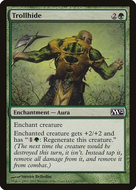 Trollhide, Magic card M12 199 — Magic 2012 set