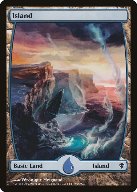 Island, Magic card ZEN 236 — Zendikar set