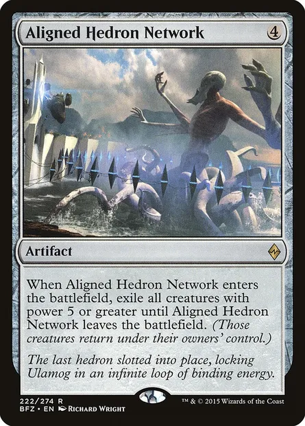 Aligned Hedron Network, Magic card BFZ 222 — Battle for Zendikar set