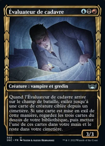 Évaluateur de cadavre, carte Magic SNC 302 — extension Les rues de la Nouvelle-Capenna