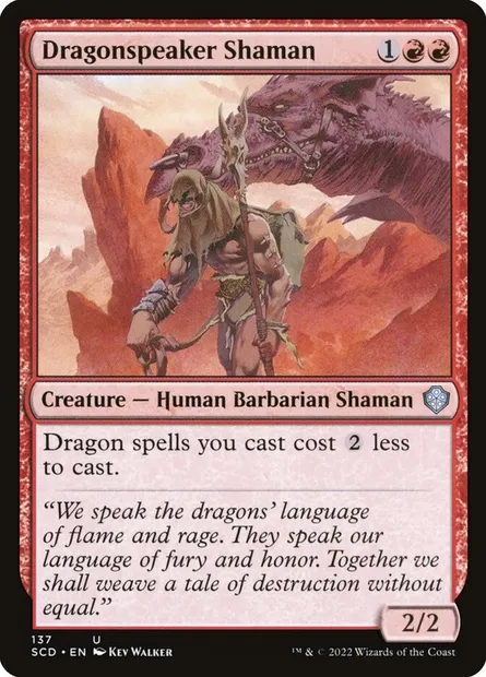 Dragonspeaker Shaman, Magic card SCD 137 — Starter Commander Decks set
