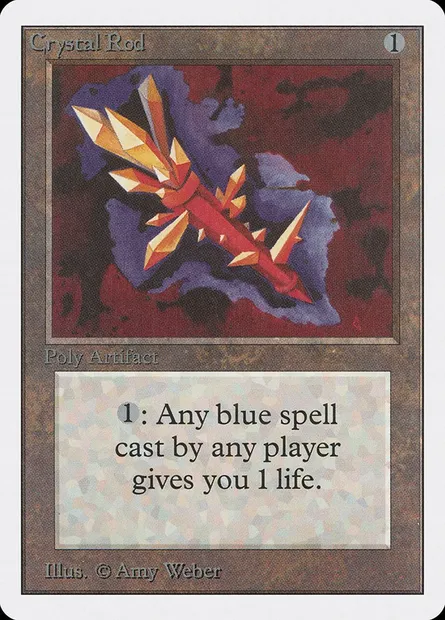 Crystal Rod, Magic card 2ED 240 — Unlimited Edition set
