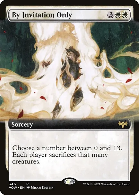By Invitation Only, Magic card VOW 346 — Innistrad: Crimson Vow set