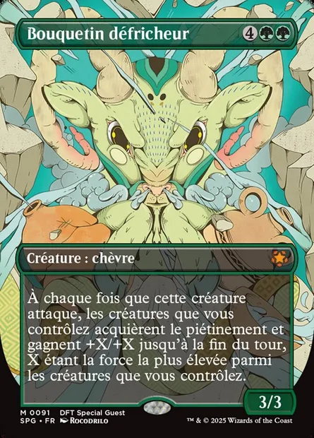 Bouquetin défricheur, carte Magic SPG 91 — extension Special Guests