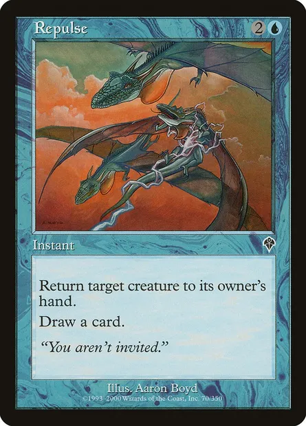 Répulsion, carte Magic INV 70 — extension Invasion