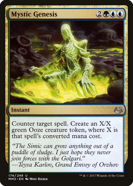 Genèse mystique, carte Magic MM3 174 — extension Modern Masters 2017