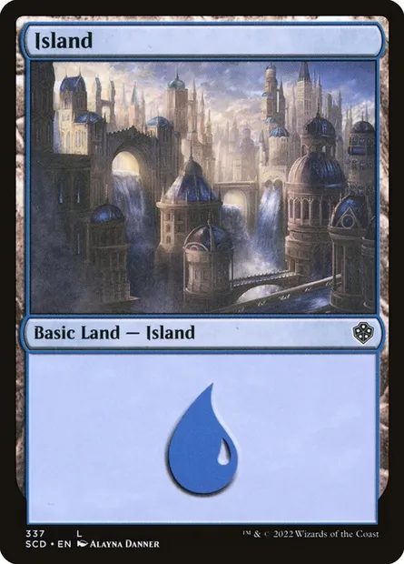 Île, carte Magic SCD 337 — extension Starter Commander Decks
