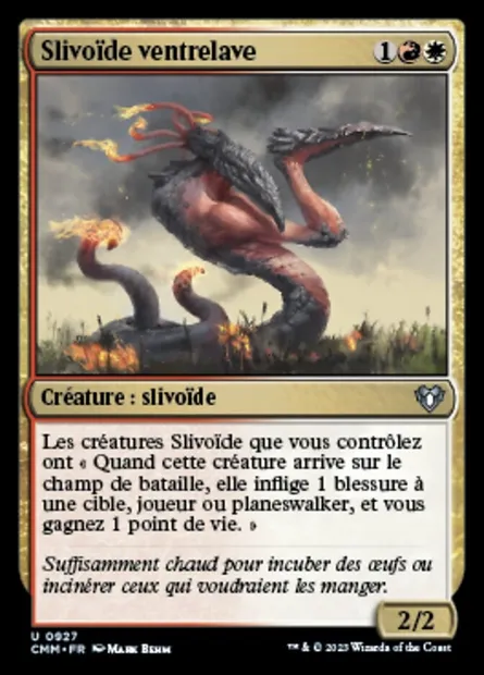 Slivoïde ventrelave, carte Magic CMM 927 — extension Commander Masters