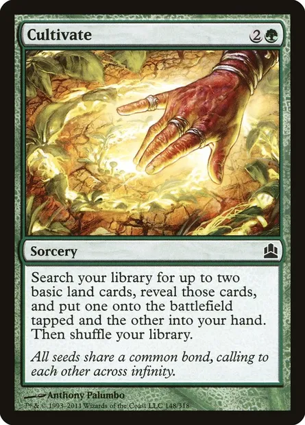Cultivate, Magic card CMD 148 — Commander 2011 set