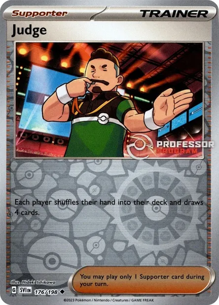 Judge, Pokémon card PROF 176 — Professor Program set