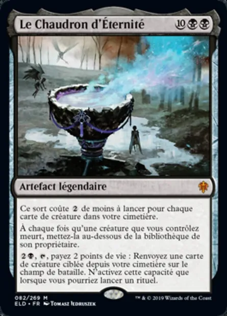 Le Chaudron d'Éternité, carte Magic ELD 82 — extension Throne of Eldraine