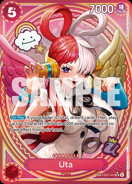 Uta, One Piece card EB03-003 — ONE PIECE HEROINES EDITION set