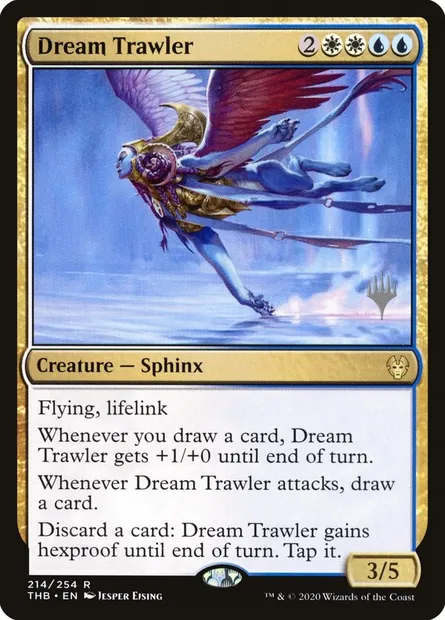 Dream Trawler, Magic card PTHB 214p — Theros Beyond Death Promos set