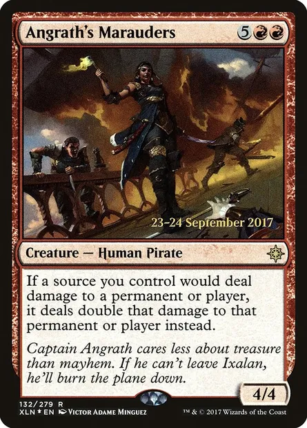 Maraudeurs d'Angrath, carte Magic PXLN 132s — extension Ixalan Promos