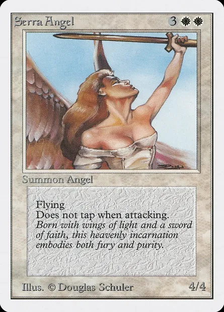 Ange de Serra, carte Magic 2ED 40 — extension Unlimited Edition