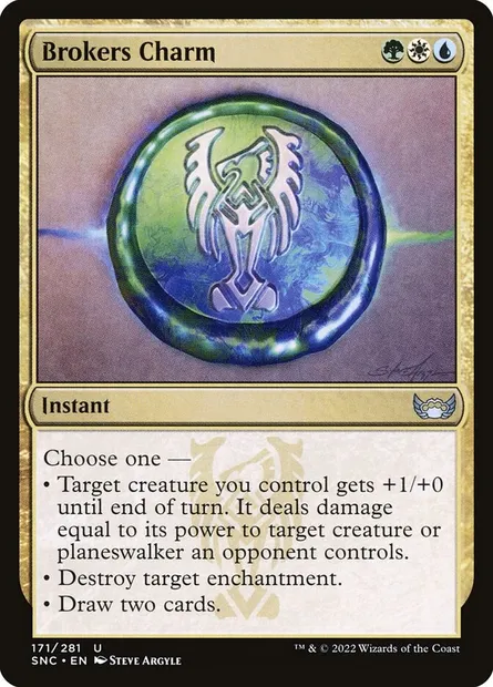 Brokers Charm, Magic card SNC 171 — Streets of New Capenna set