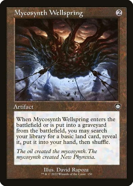Mycosynth Wellspring, Magic card BRC 150 — The Brothers' War Commander set