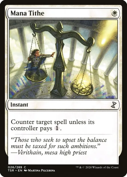 Mana Tithe, Magic card TSR 26 — Time Spiral Remastered set