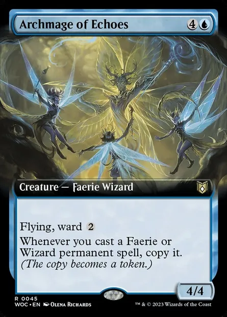 Archmage of Echoes, Magic card WOC 45 — Wilds of Eldraine Commander set