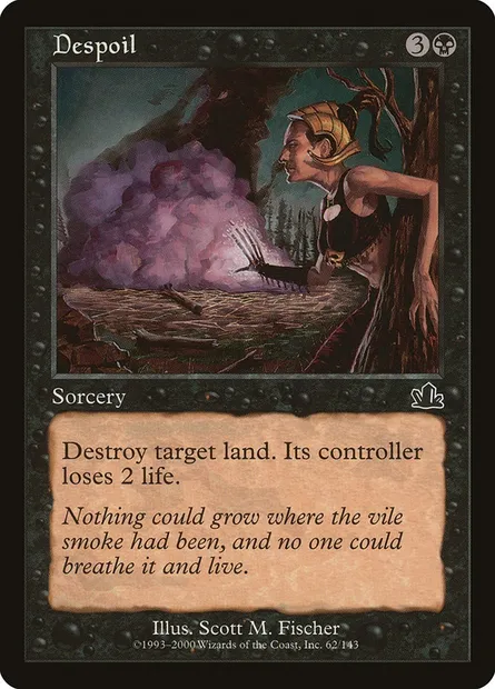 Despoil, Magic card PCY 62 — Prophecy set