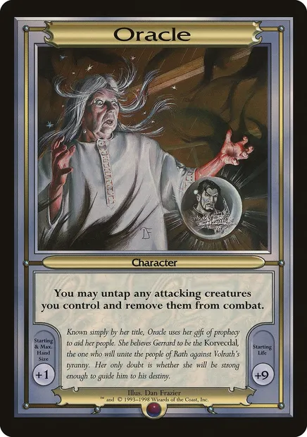 Oracle, Magic card PVAN 304 — Vanguard Series set
