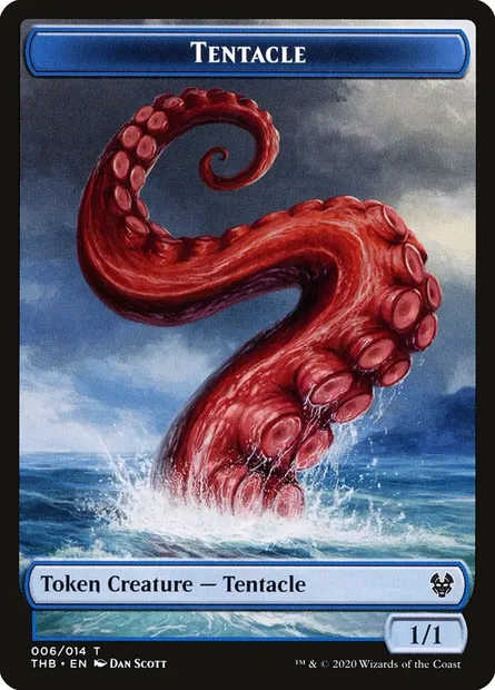 Tentacle, Magic card TTHB 6 — Theros Beyond Death Tokens set