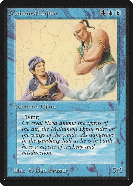 Mahamoti Djinn, Magic card LEB 65 — Limited Edition Beta set