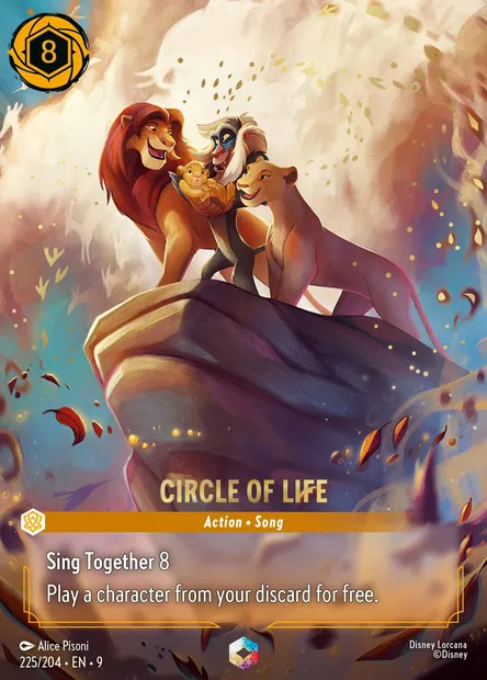Circle of Life, Disney Lorcana card CH9-225 — Fabled set
