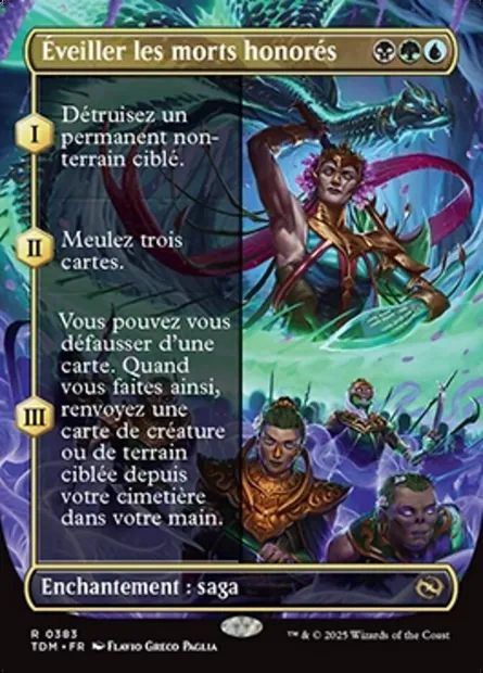 Éveiller les morts honorés, carte Magic TDM 383 — extension Tarkir: Dragonstorm