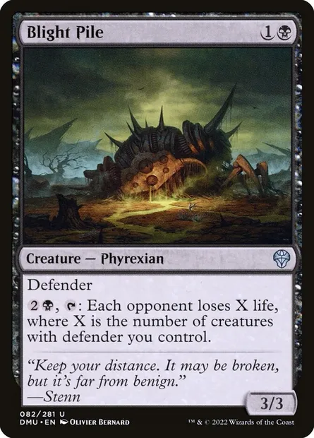 Blight Pile, Magic card DMU 82 — Dominaria United set