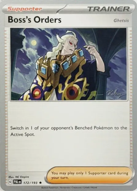 Boss's Orders - Ghetsis, Pokémon card WCD23 172-2 — World Championship Decks 2023 set