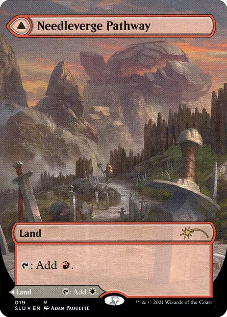 Needleverge Pathway // Pillarverge Pathway, Magic card SLU 19 — Secret Lair: Ultimate Edition set