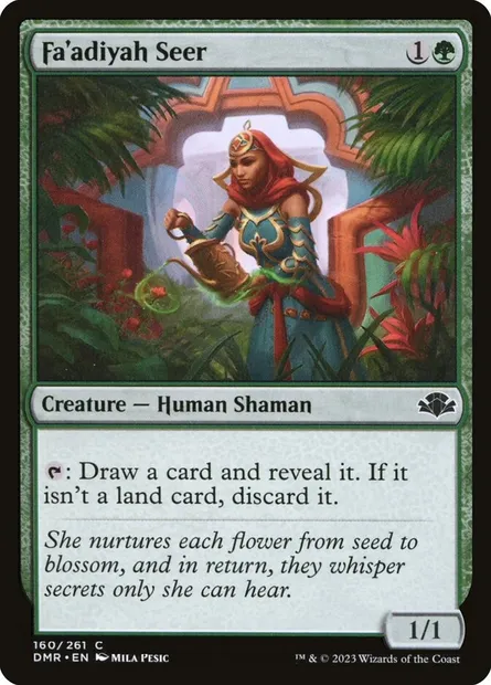 Fa'adiyah Seer, Magic card DMR 160 — Dominaria Remastered set