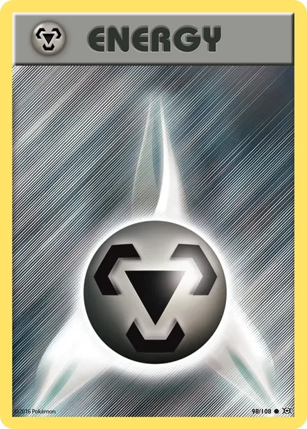 Metal Energy, Pokémon card EVO 98 — Evolutions set