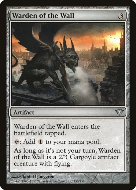 Warden of the Wall, Magic card DKA 153 — Dark Ascension set