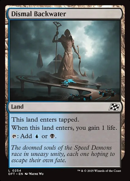 Dismal Backwater, Magic card DFT 254 — Aetherdrift set