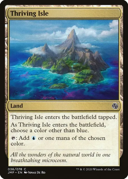Île prospère, carte Magic JMP 36 — extension Jumpstart