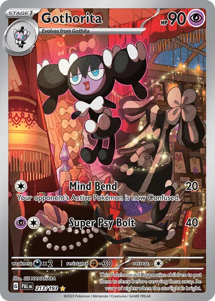 Gothorita, Pokémon card PAL 213 — Paldea Evolved set