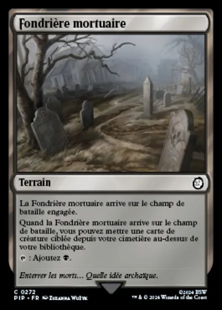 Fondrière mortuaire, carte Magic PIP 272 — extension Fallout