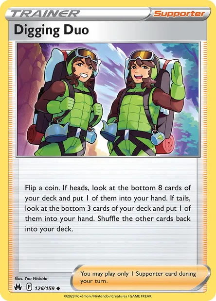 Digging Duo, Pokémon card CRZ 126 — Crown Zenith set